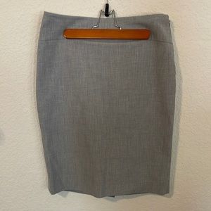 The limited gray pencil skirt size 6 Tall
